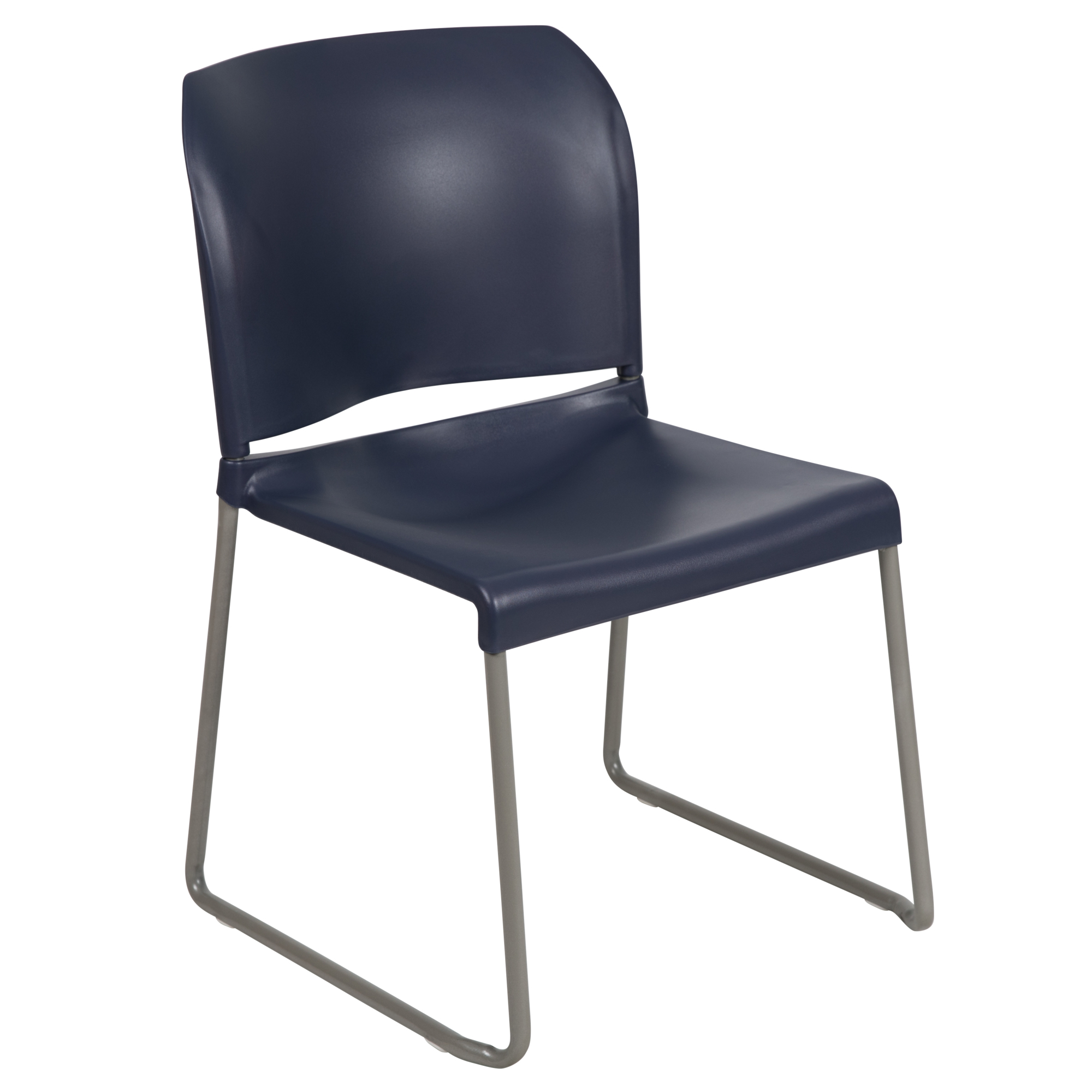 Flash Furniture, Navy Full Back Contoured Sled Base Stack Chair, Included (qty.) 1 Model# RUT238ANY